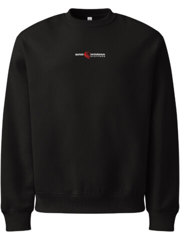 Embroidered Oversized heavyweight sweatshirt