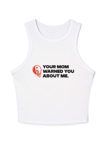 Warning Racer Tank Top