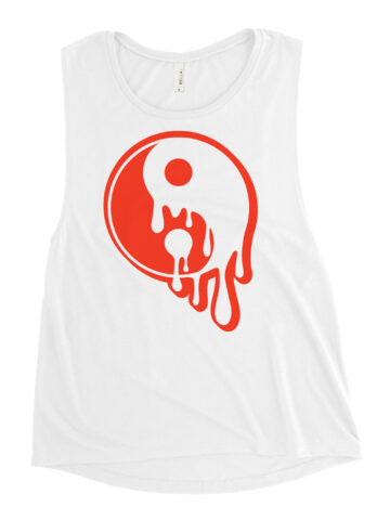 Ladies’ Yanger Muscle Tank - White